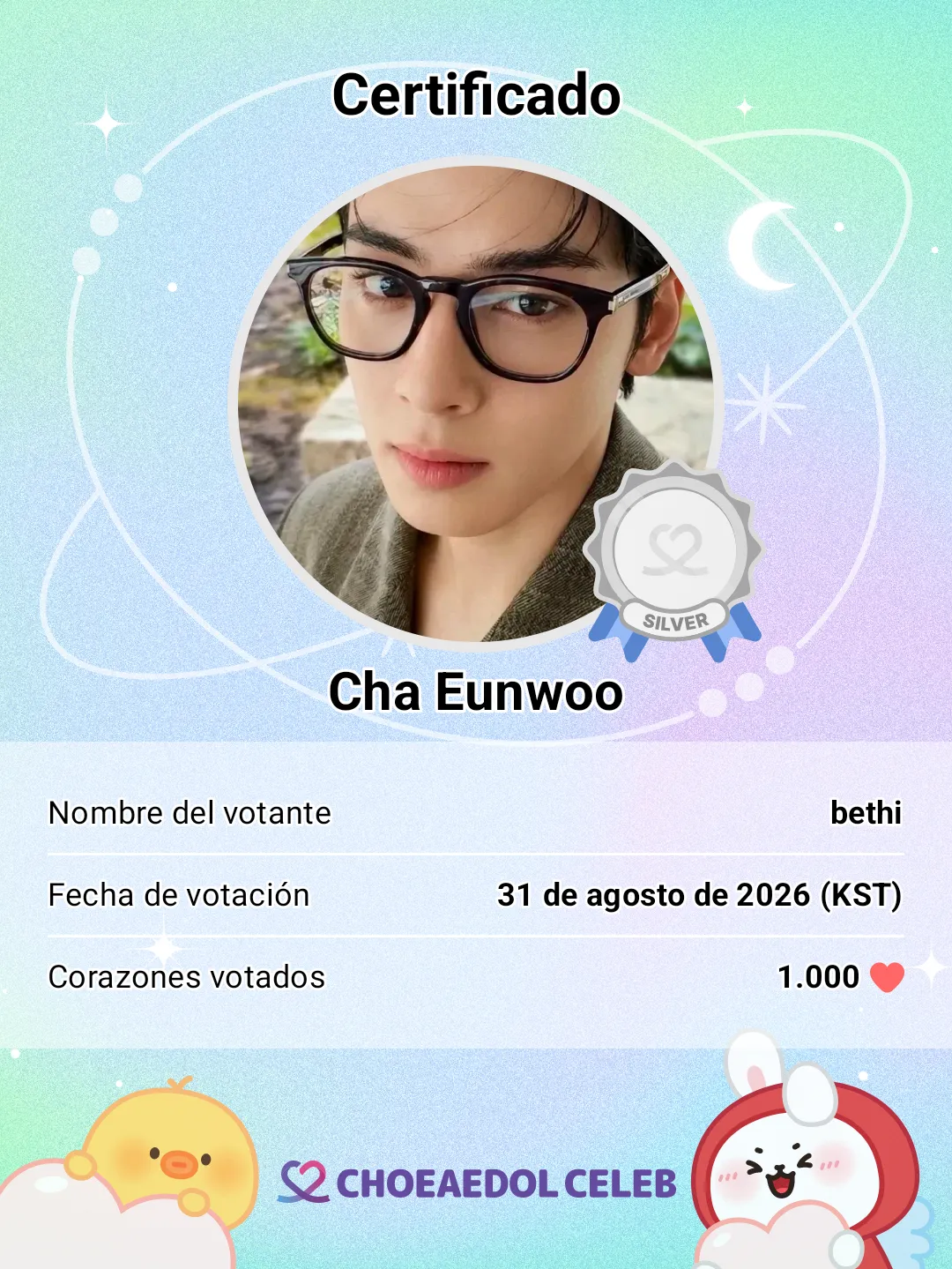 Latest photo of Cha Eunwoo