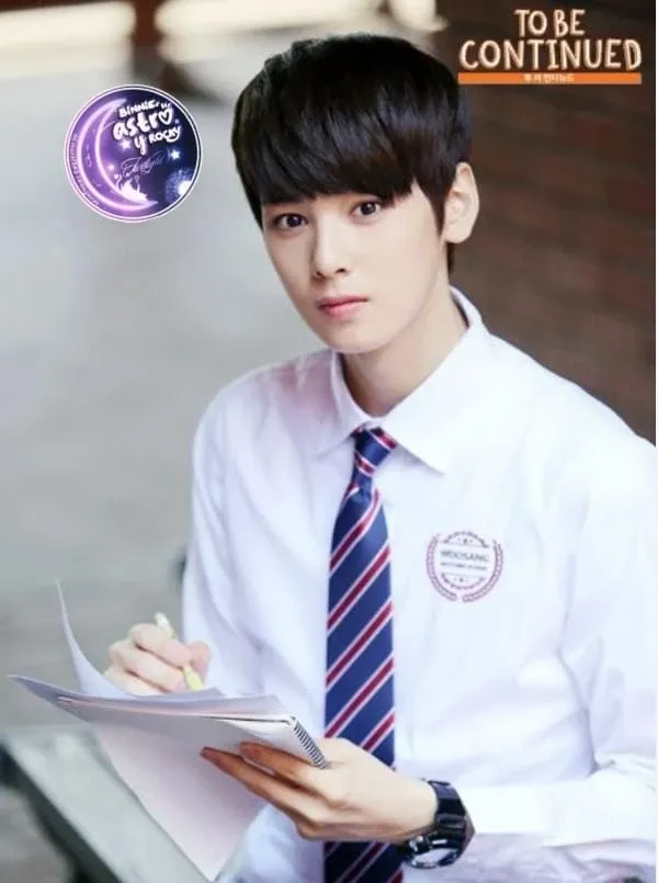 Recent activity shot of Cha Eunwoo