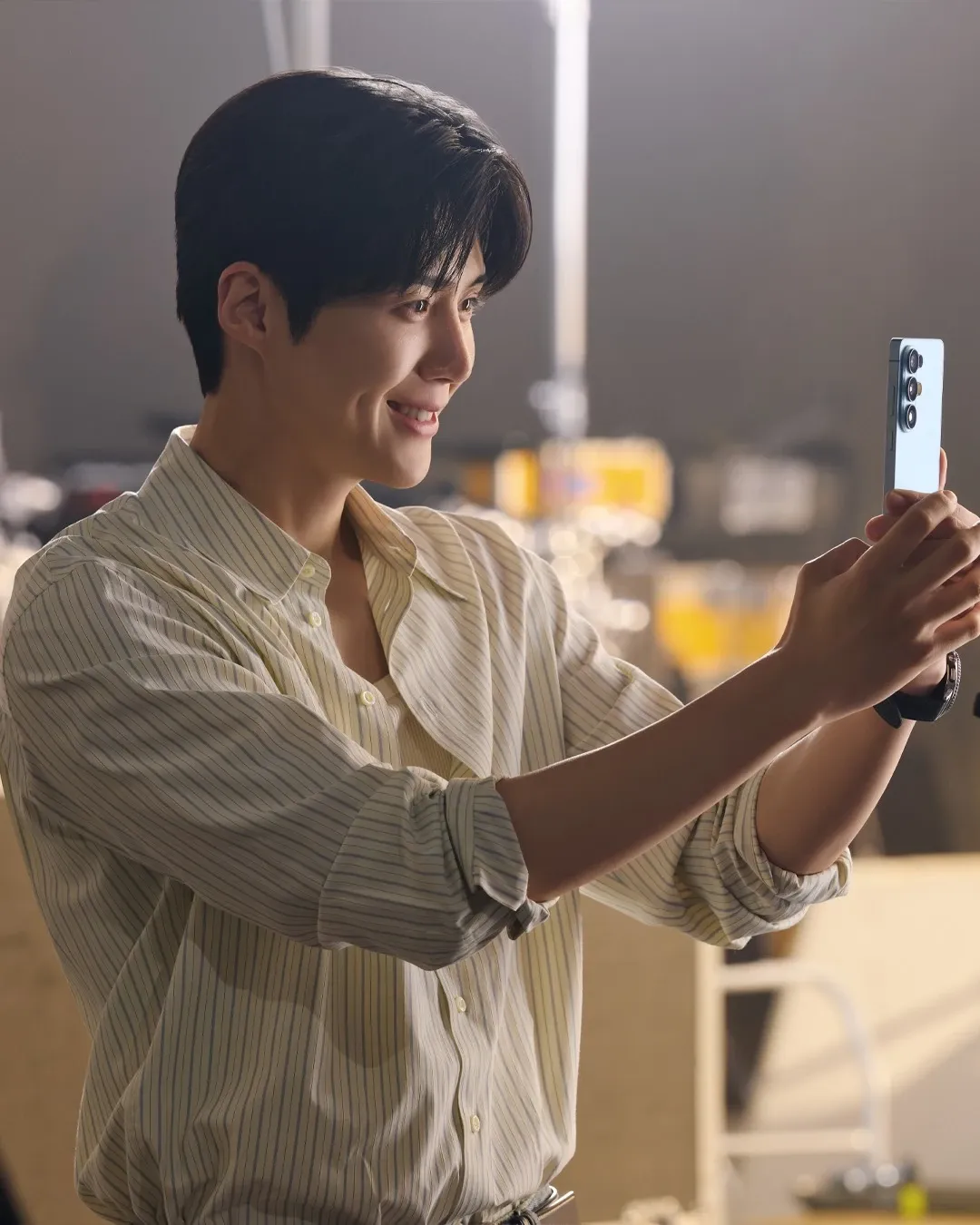 A moment captured by a fan of Kim Seonho
