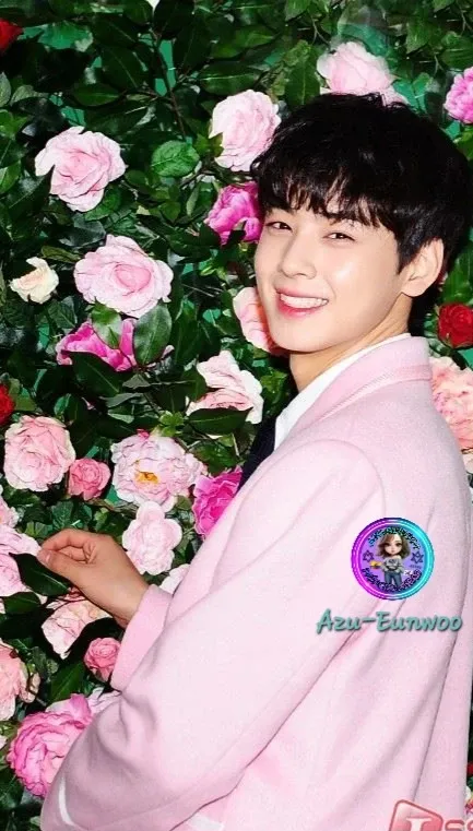 Behind-the-scenes cut of Cha Eunwoo