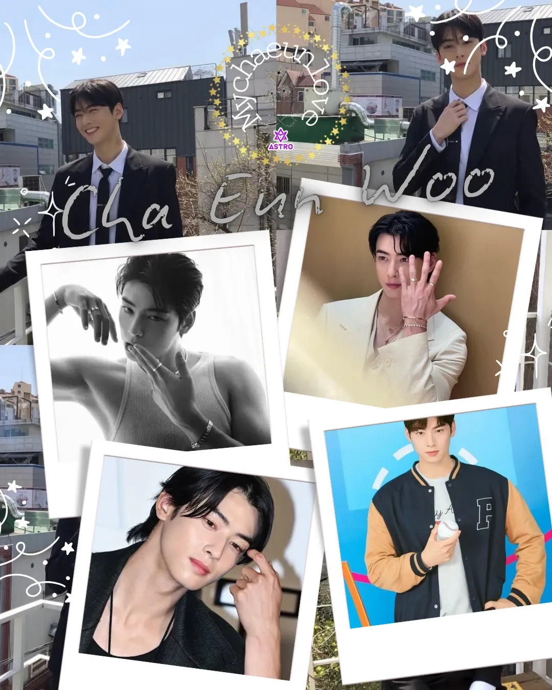 Behind-the-scenes cut of Cha Eunwoo