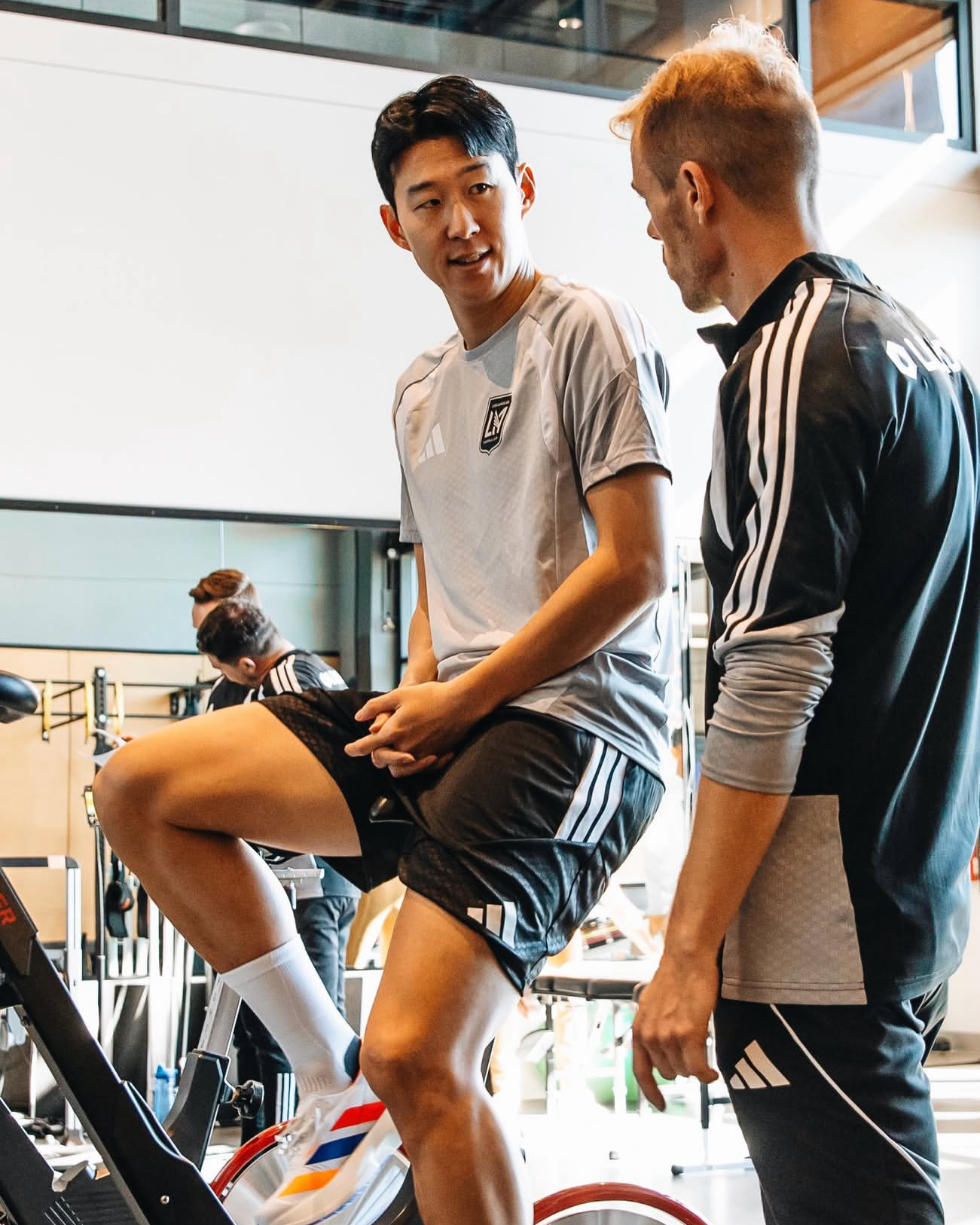 A moment captured by a fan of Son Heungmin