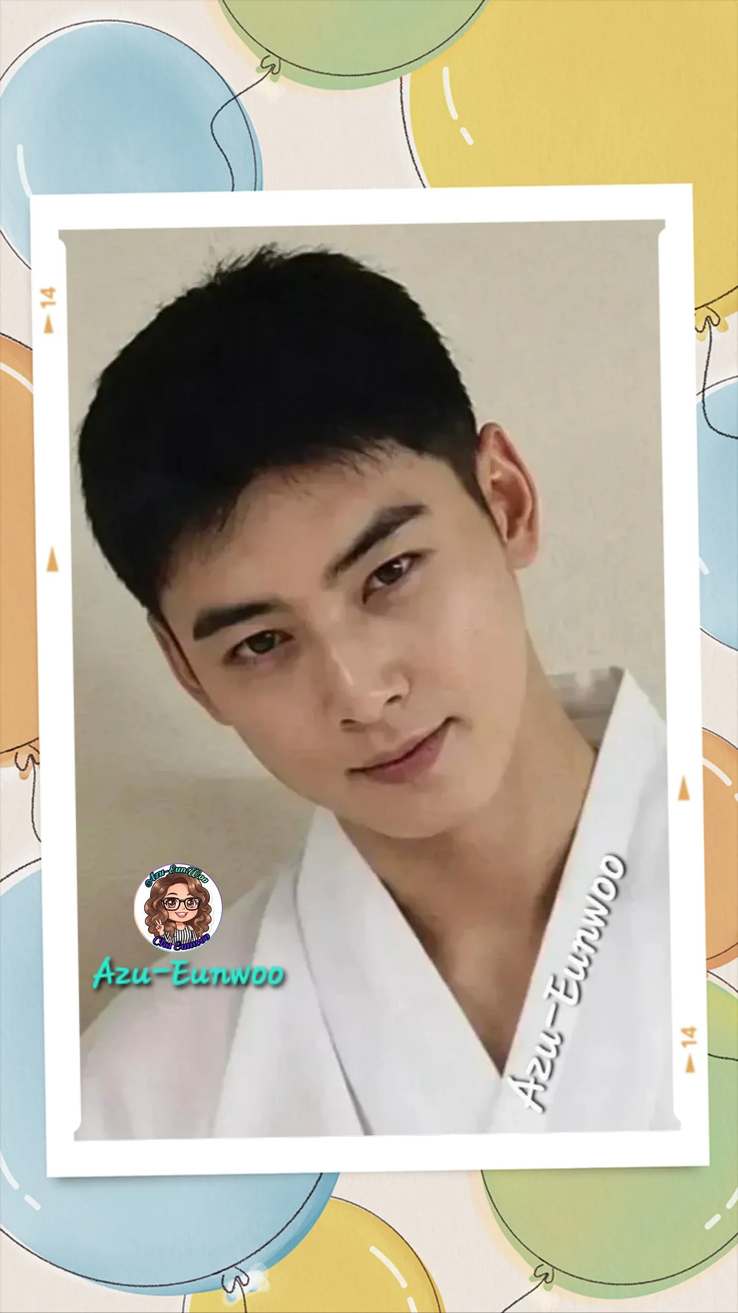 Behind-the-scenes cut of Cha Eunwoo