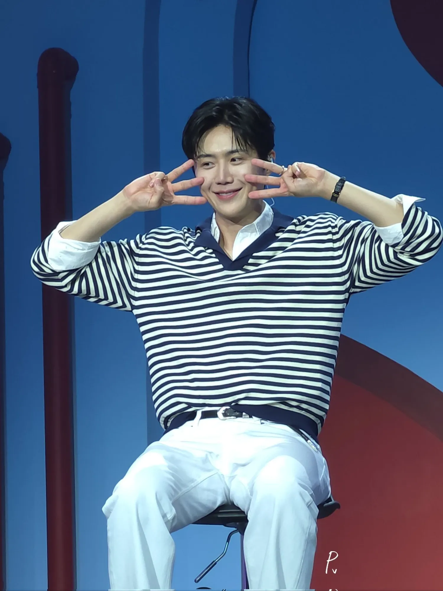 A moment captured by a fan of Kim Seonho