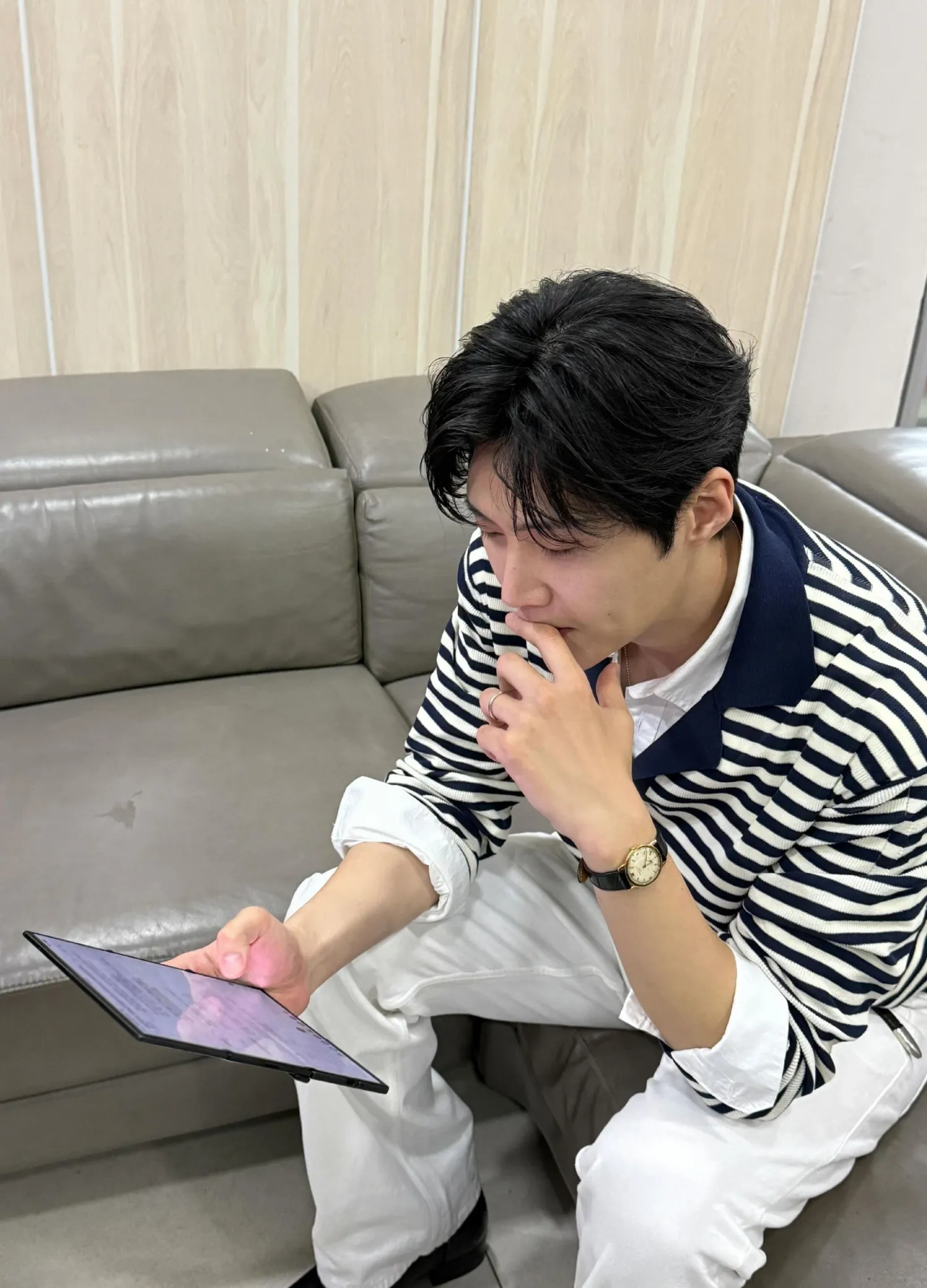 A moment captured by a fan of Kim Seonho