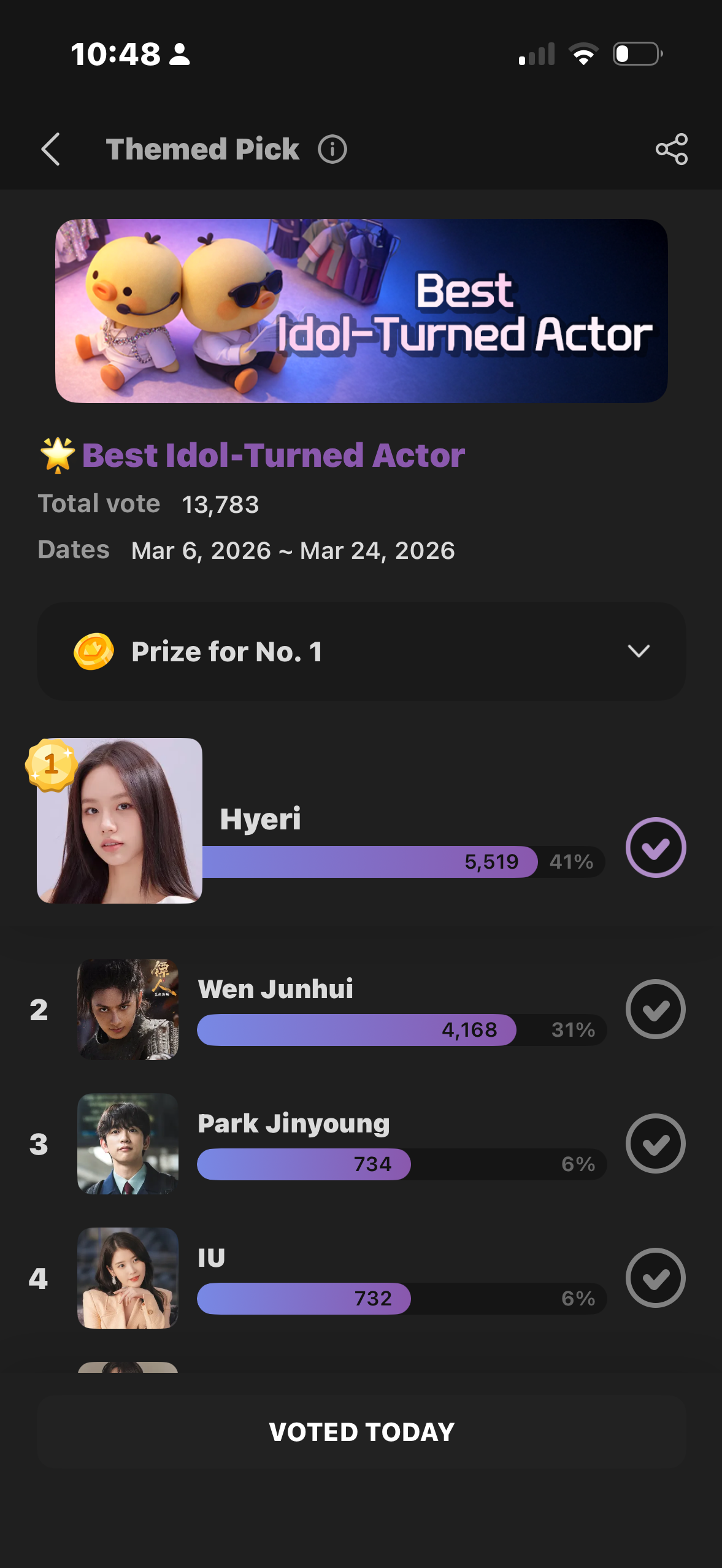 Latest photo of Yoon Sanha