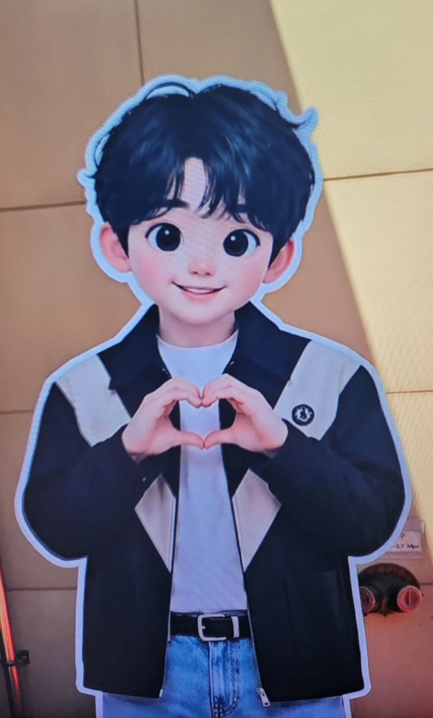 Special wallpaper made by Hwang Youngwoong's fans