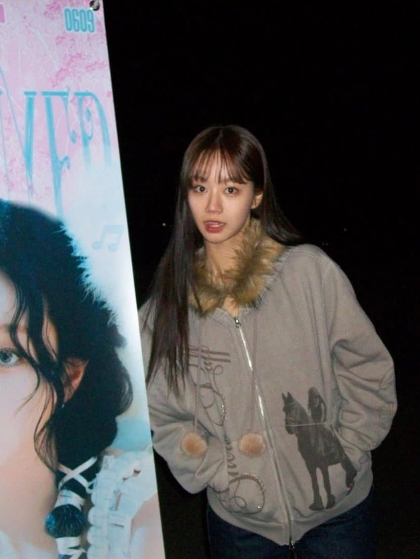 Behind-the-scenes cut of Hyeri