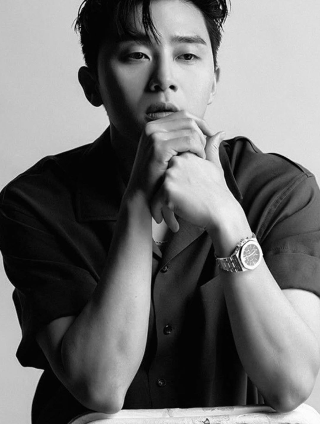 Behind-the-scenes cut of Park Seojoon