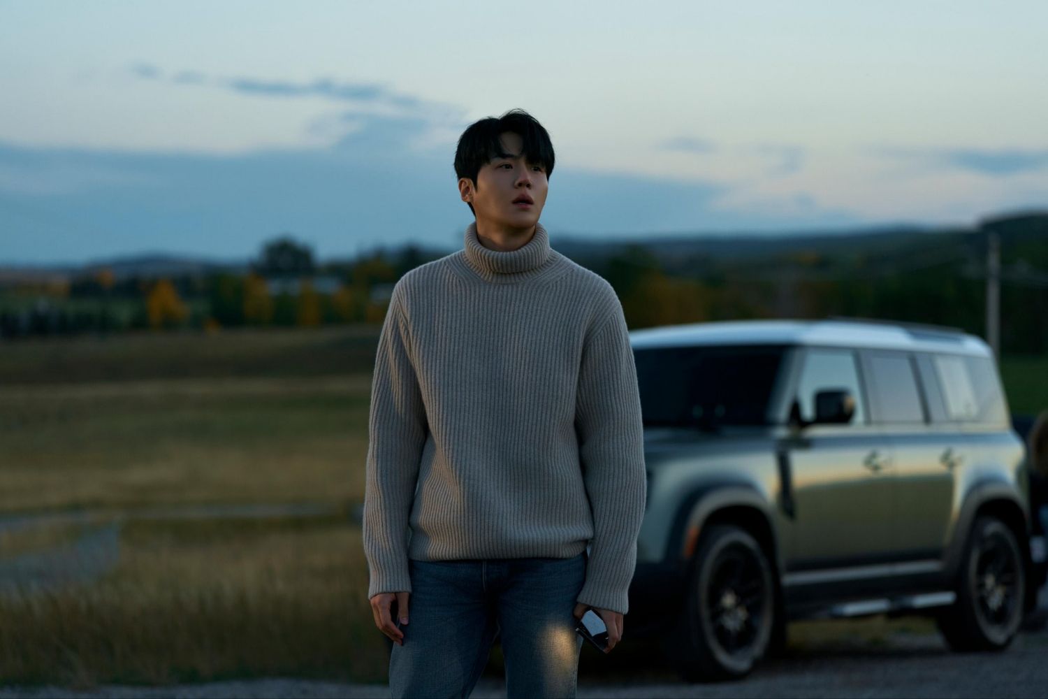 粉丝拍下的金宣虎瞬间