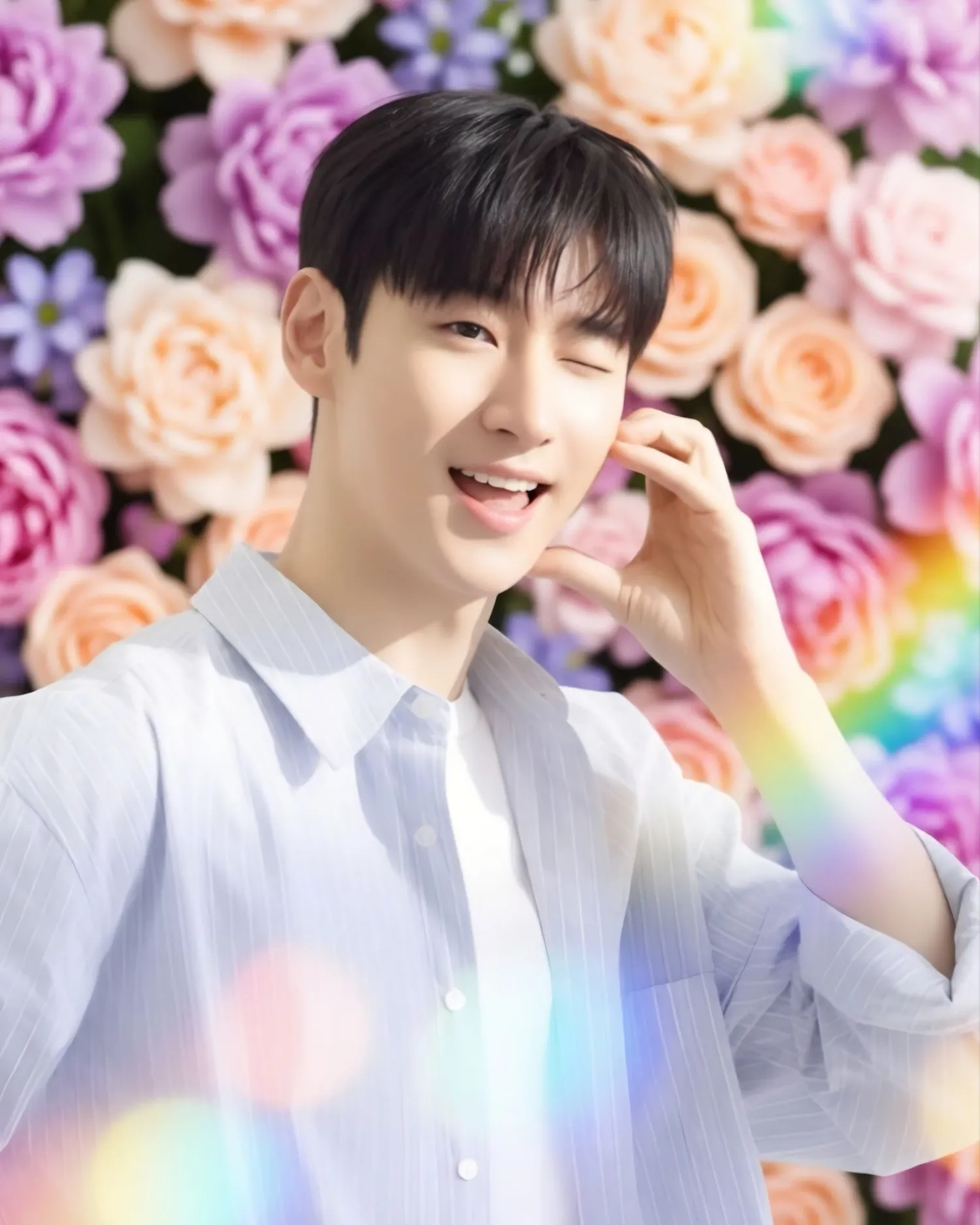 Behind-the-scenes cut of Lee Jaehoon