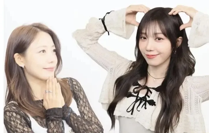 Behind-the-scenes cut of Jung Eunji