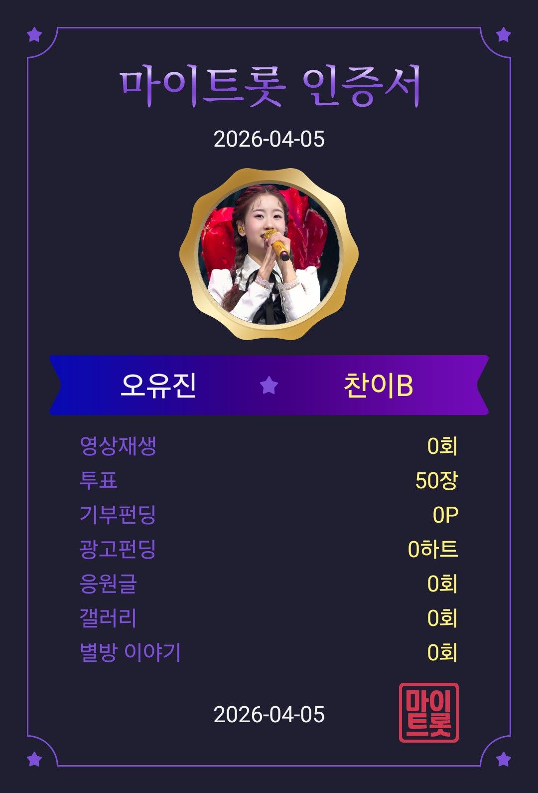 粉絲拍下的Oh Yujin瞬間