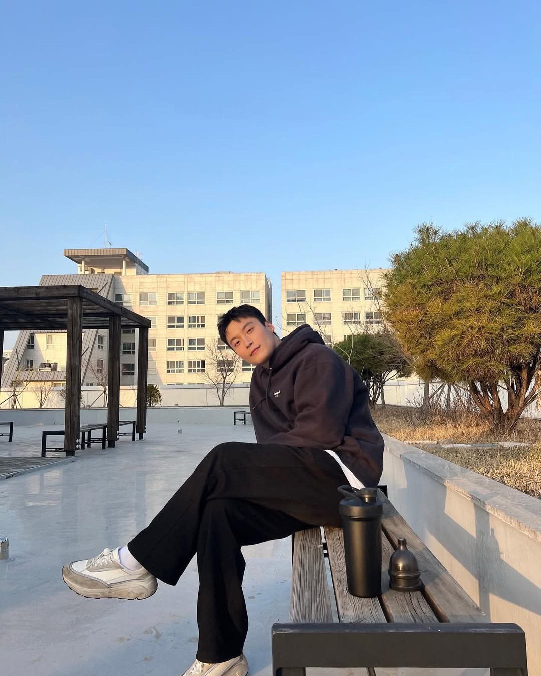 A moment captured by a fan of Heo Namjun