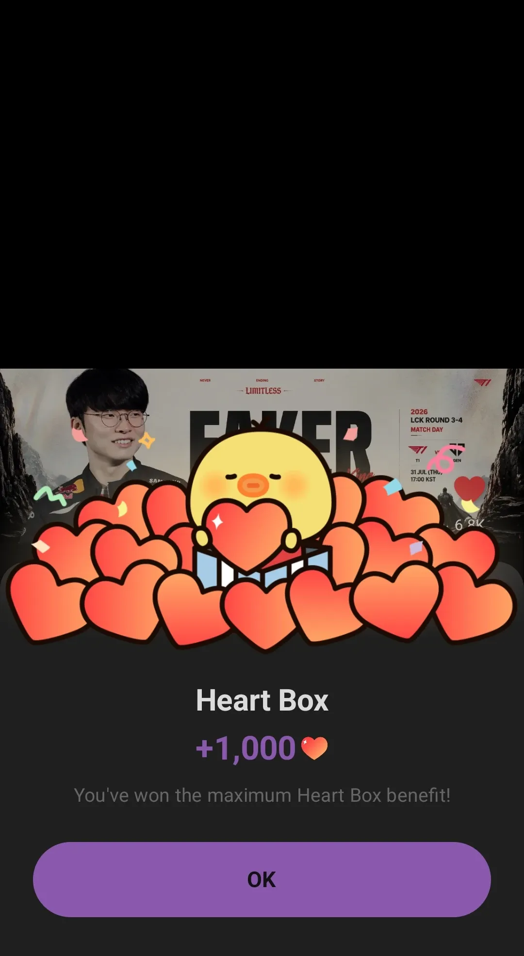 Emotional wallpaper shared by fans for Faker
