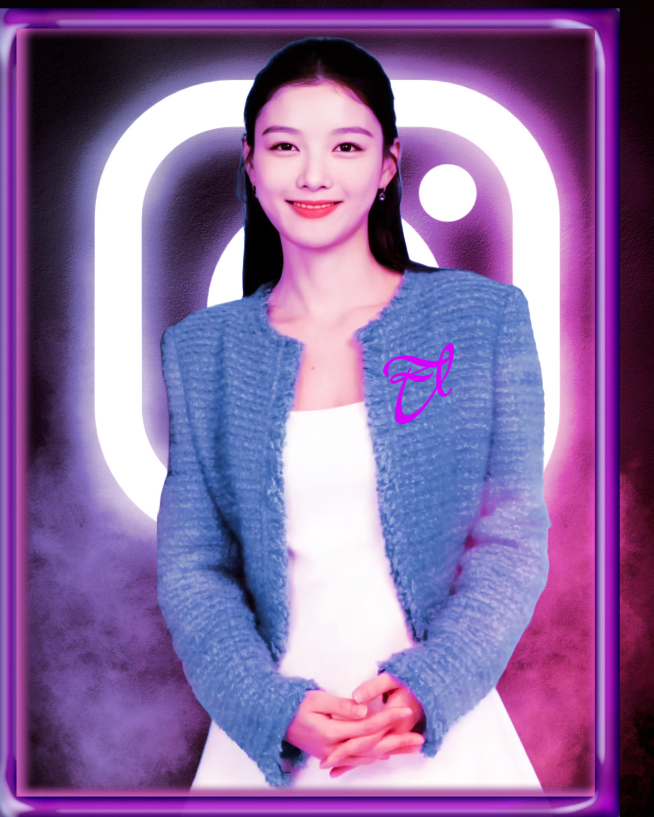 Behind-the-scenes cut of Kim Youjung