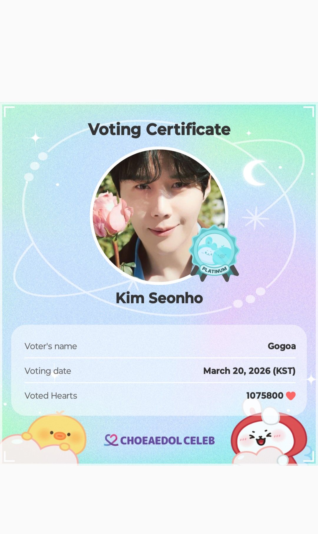 Momen yang diabadikan oleh penggemar Kim Seonho