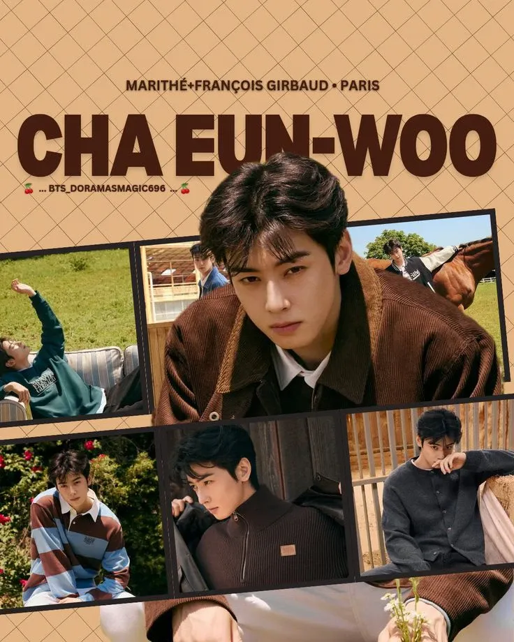 Behind-the-scenes cut of Cha Eunwoo