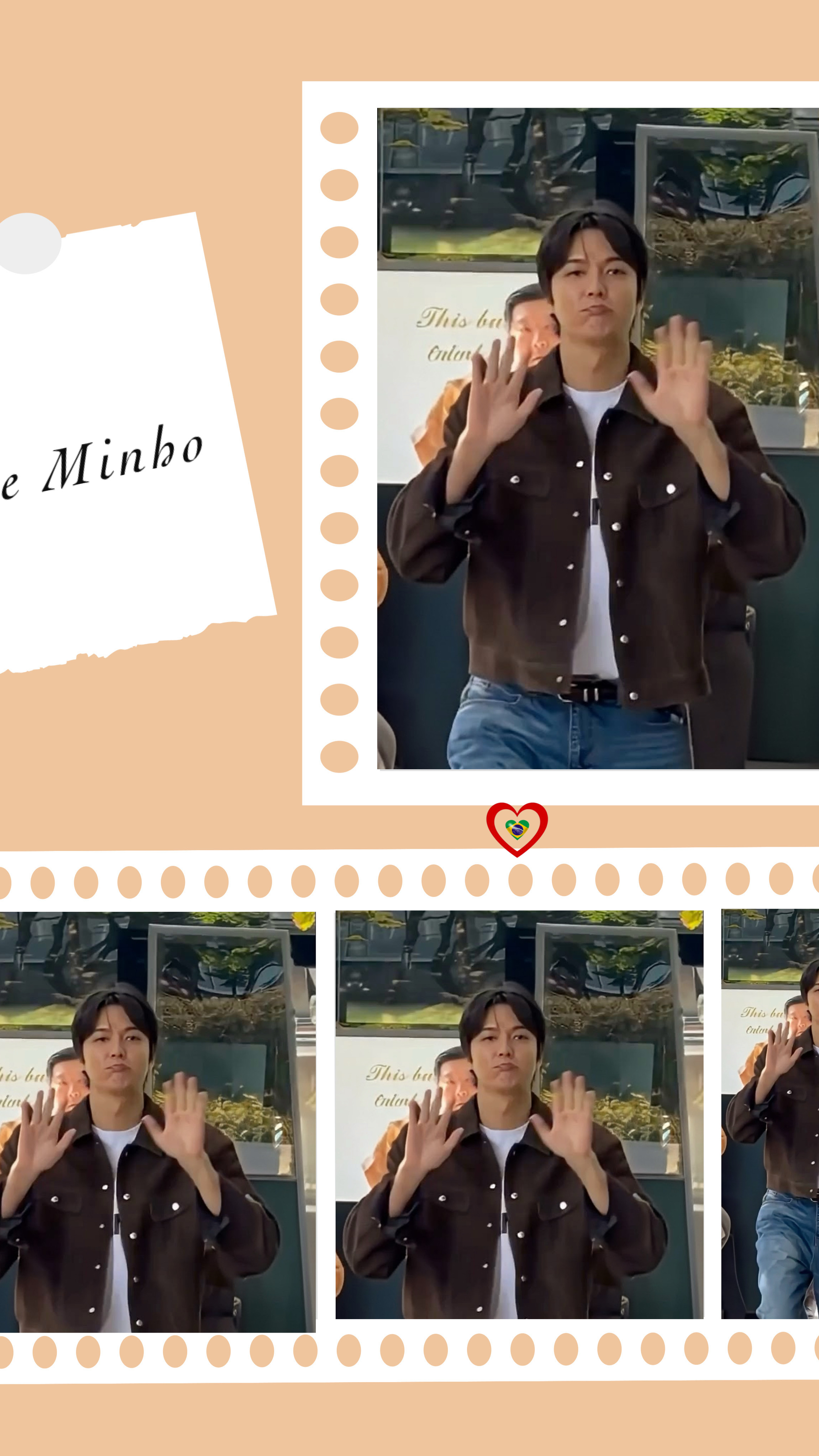Behind-the-scenes cut of Lee Minho