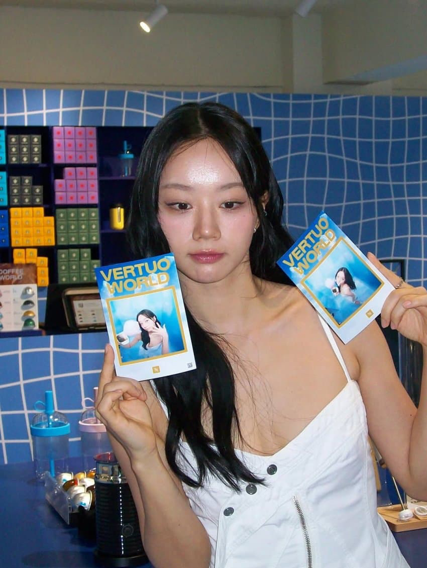 Behind-the-scenes cut of Hyeri