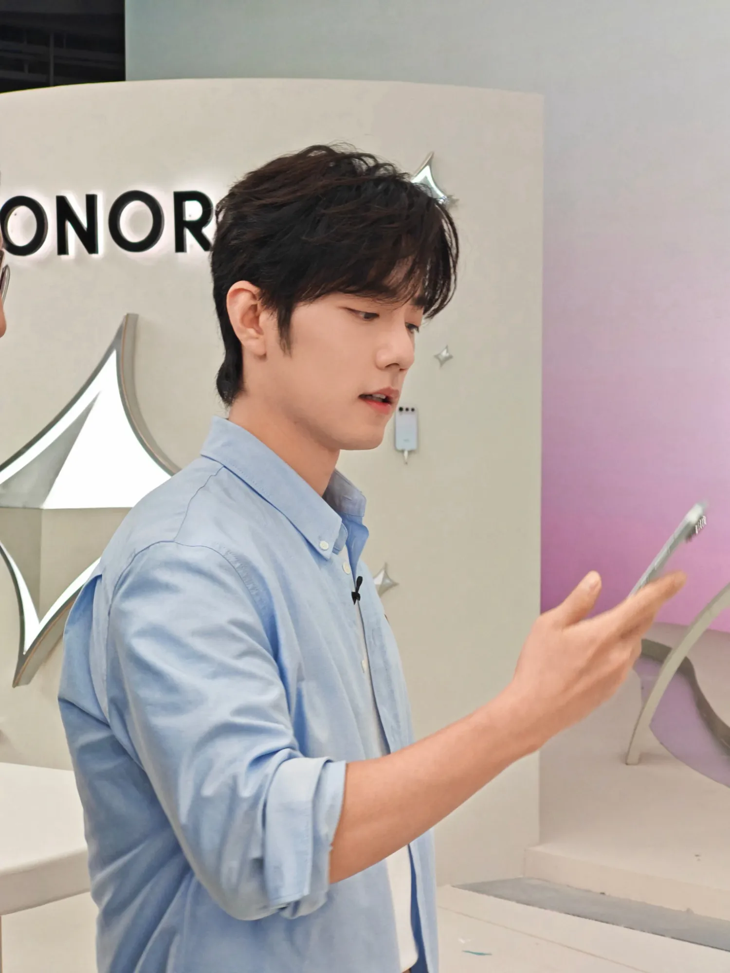 Recent activity shot of Xiao Zhan