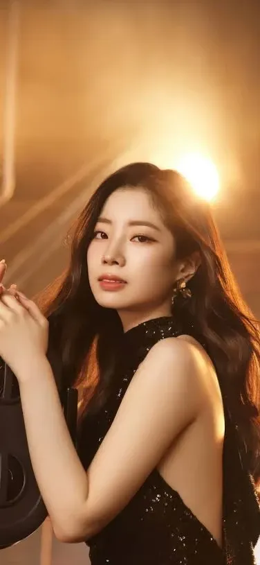 Emotional wallpaper shared by fans for Dahyun