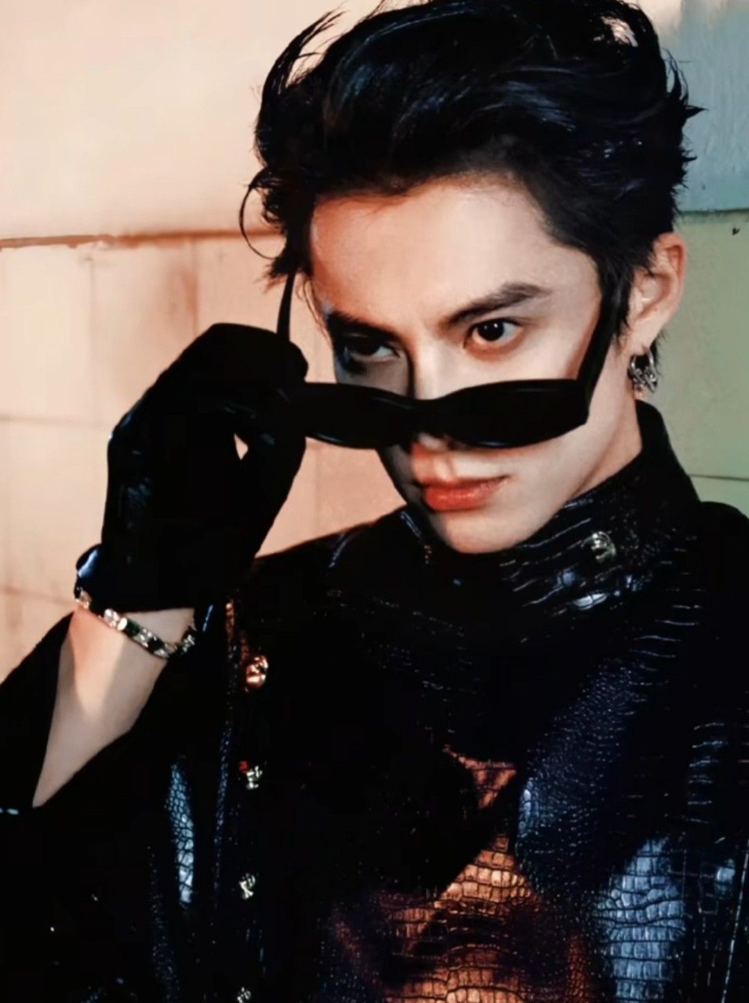 粉絲拍下的王鹤棣瞬間