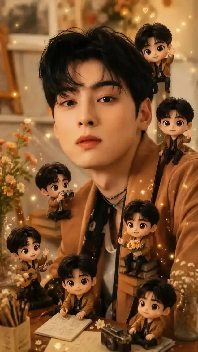 Behind-the-scenes cut of Cha Eunwoo