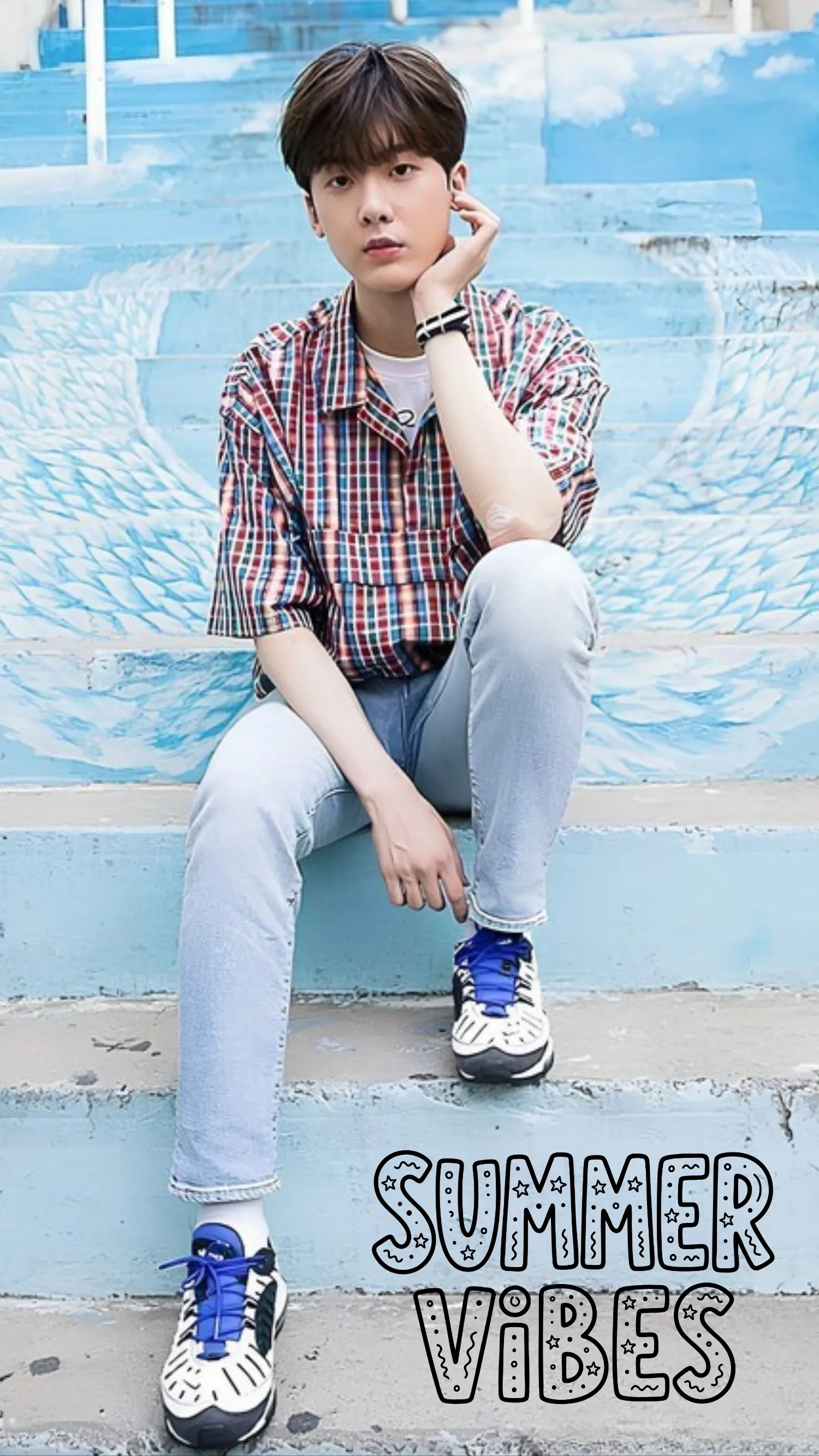 Emotional wallpaper shared by fans for Yoon Sanha