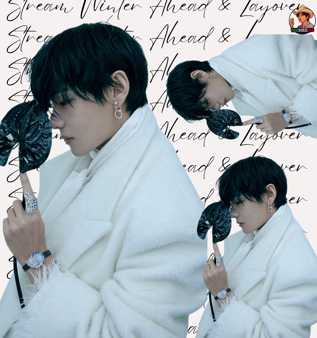 Recent activity shot of Kim Taehyung (V)