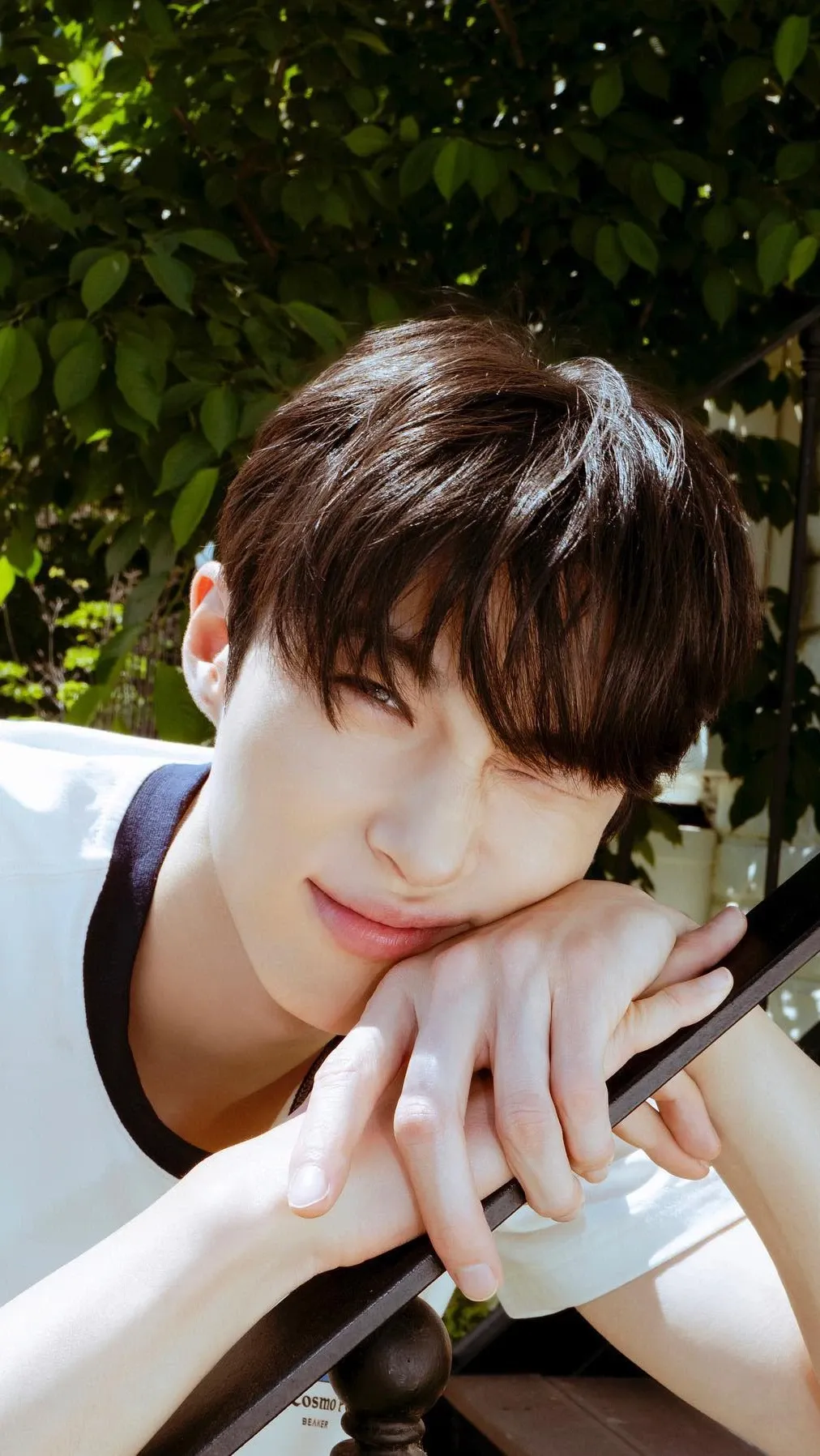 Special wallpaper made by Byeon Wooseok's fans