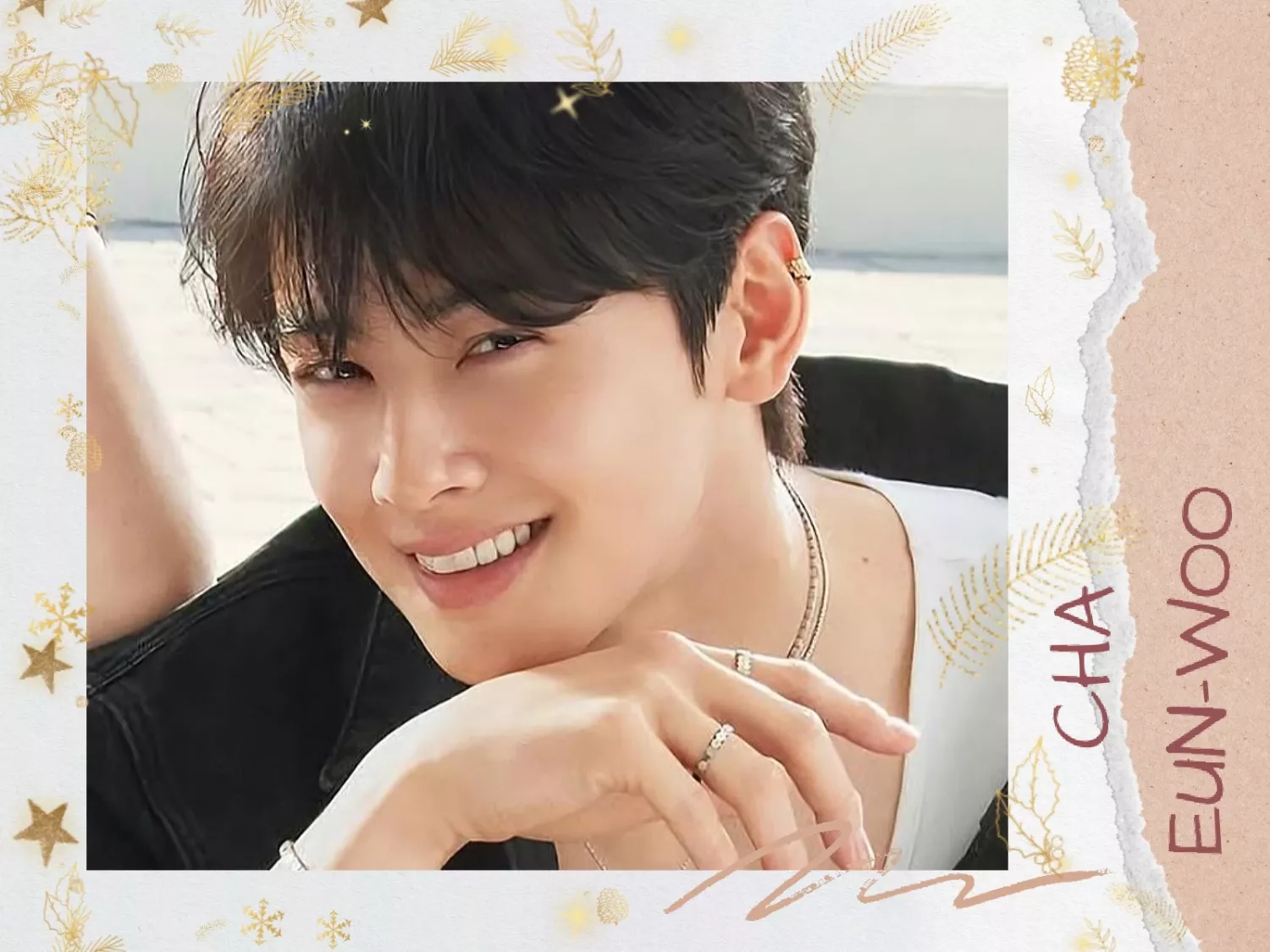 A moment captured by a fan of Cha Eunwoo