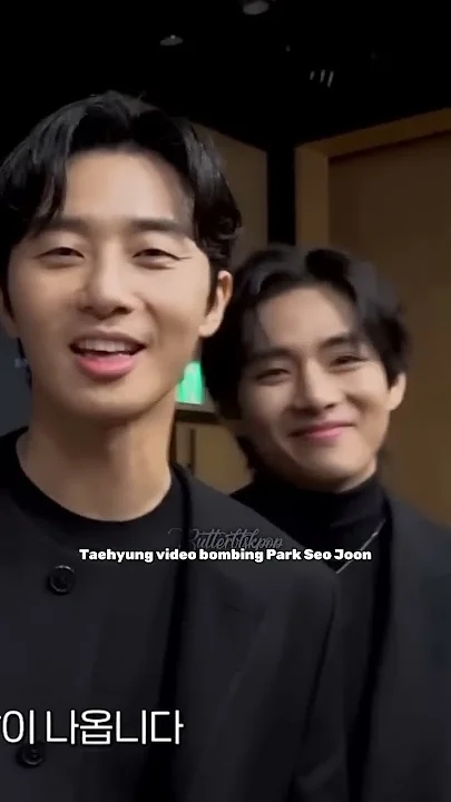 Behind-the-scenes cut of Park Seojoon