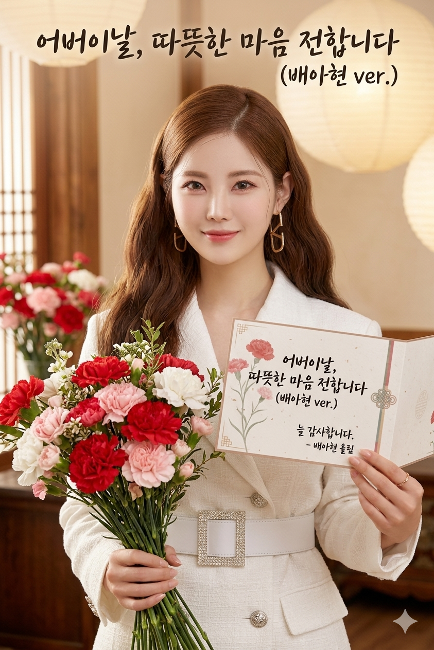 Behind-the-scenes cut of Bae Ahyeon