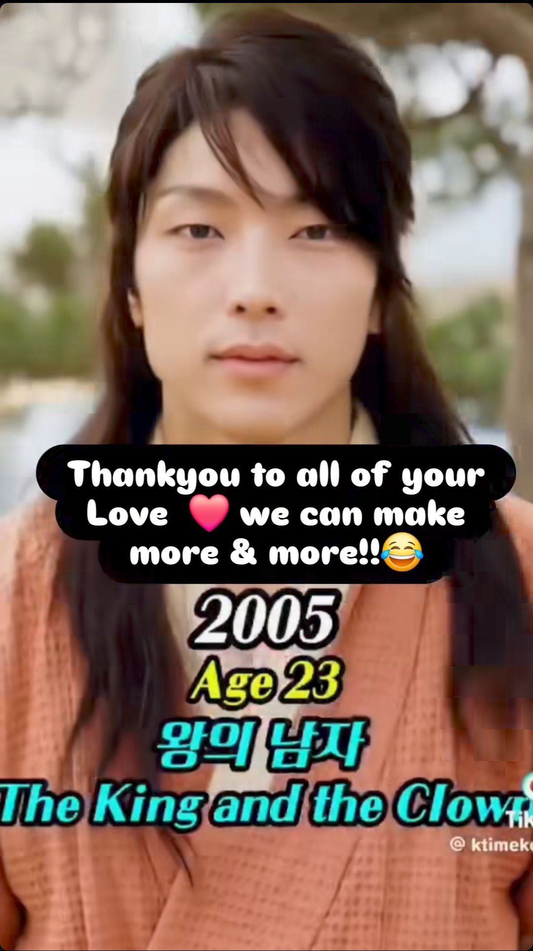 Wallpaper emosional yang dibagikan penggemar untuk Lee Joongi