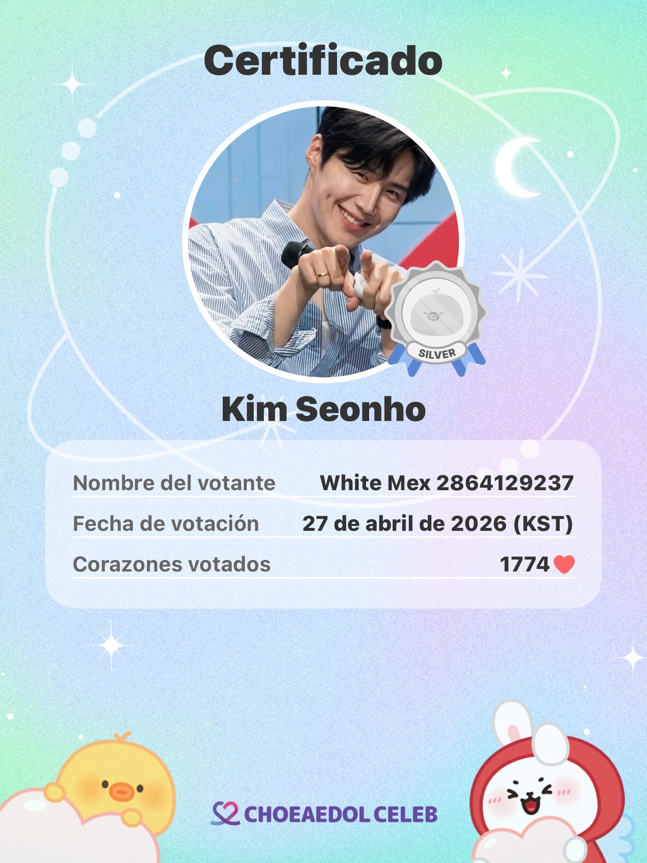 Foto kegiatan terbaru dari Kim Seonho