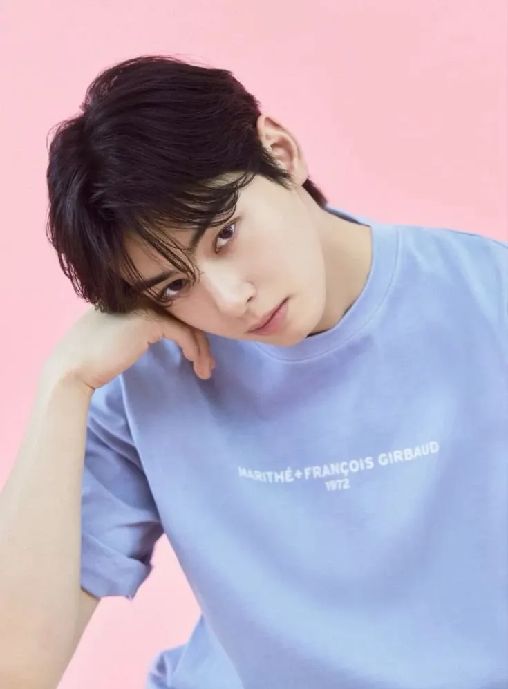 Behind-the-scenes cut of Cha Eunwoo