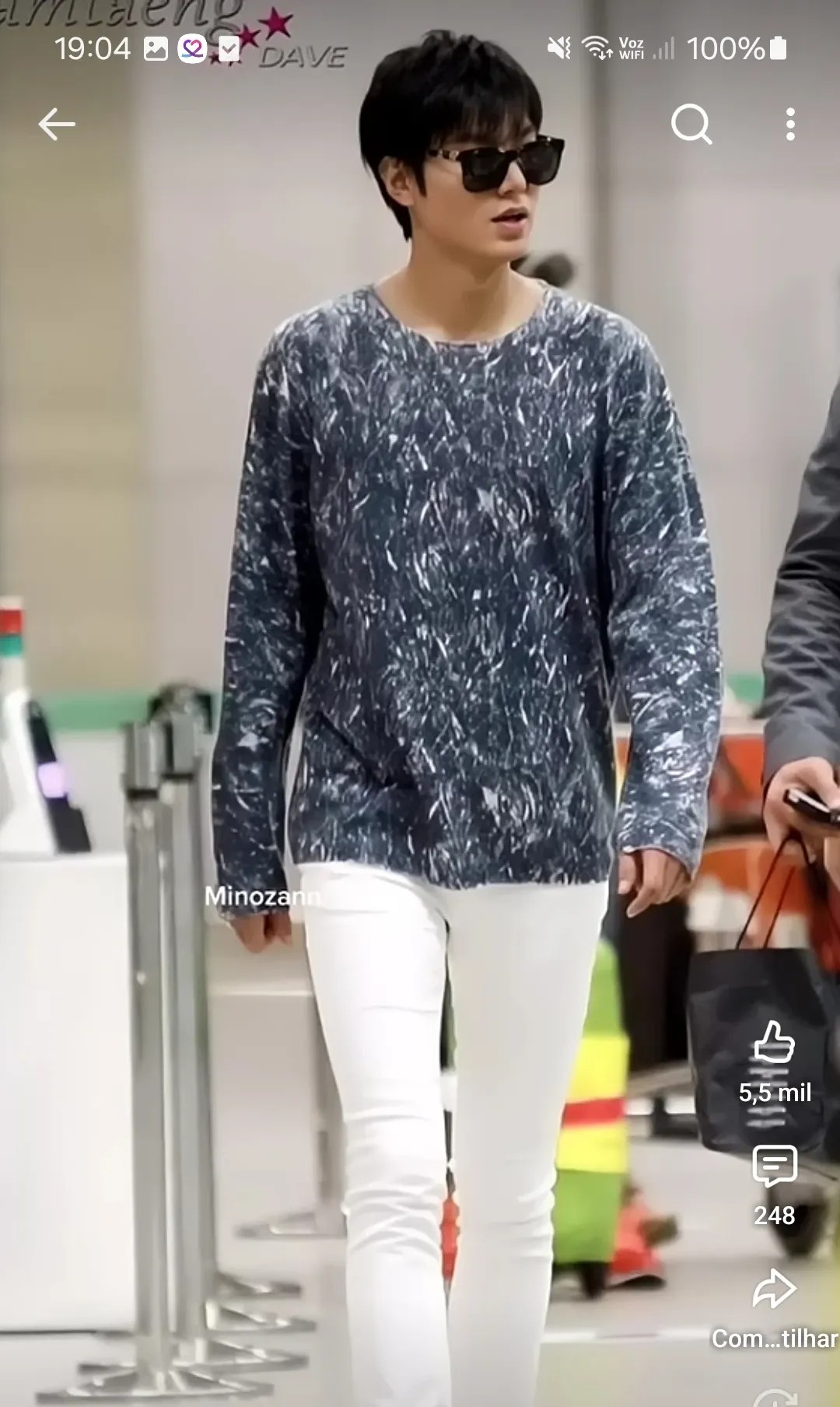 Representative background image loved by Lee Minho fandom