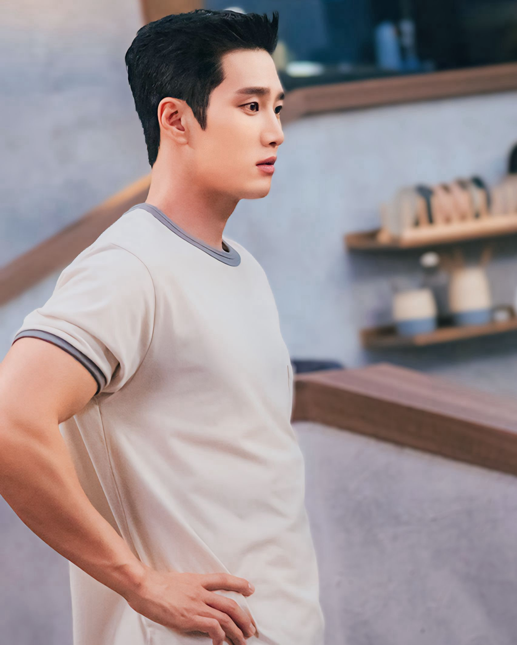 Behind-the-scenes cut of Ahn Bohyun