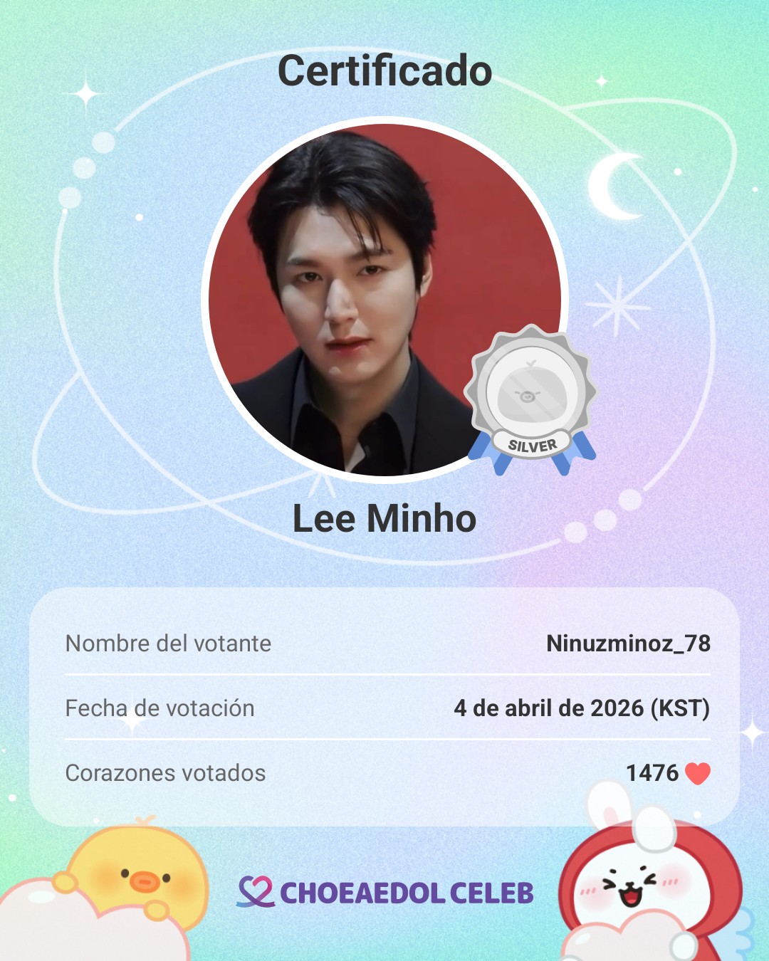 Latest photo of Lee Minho