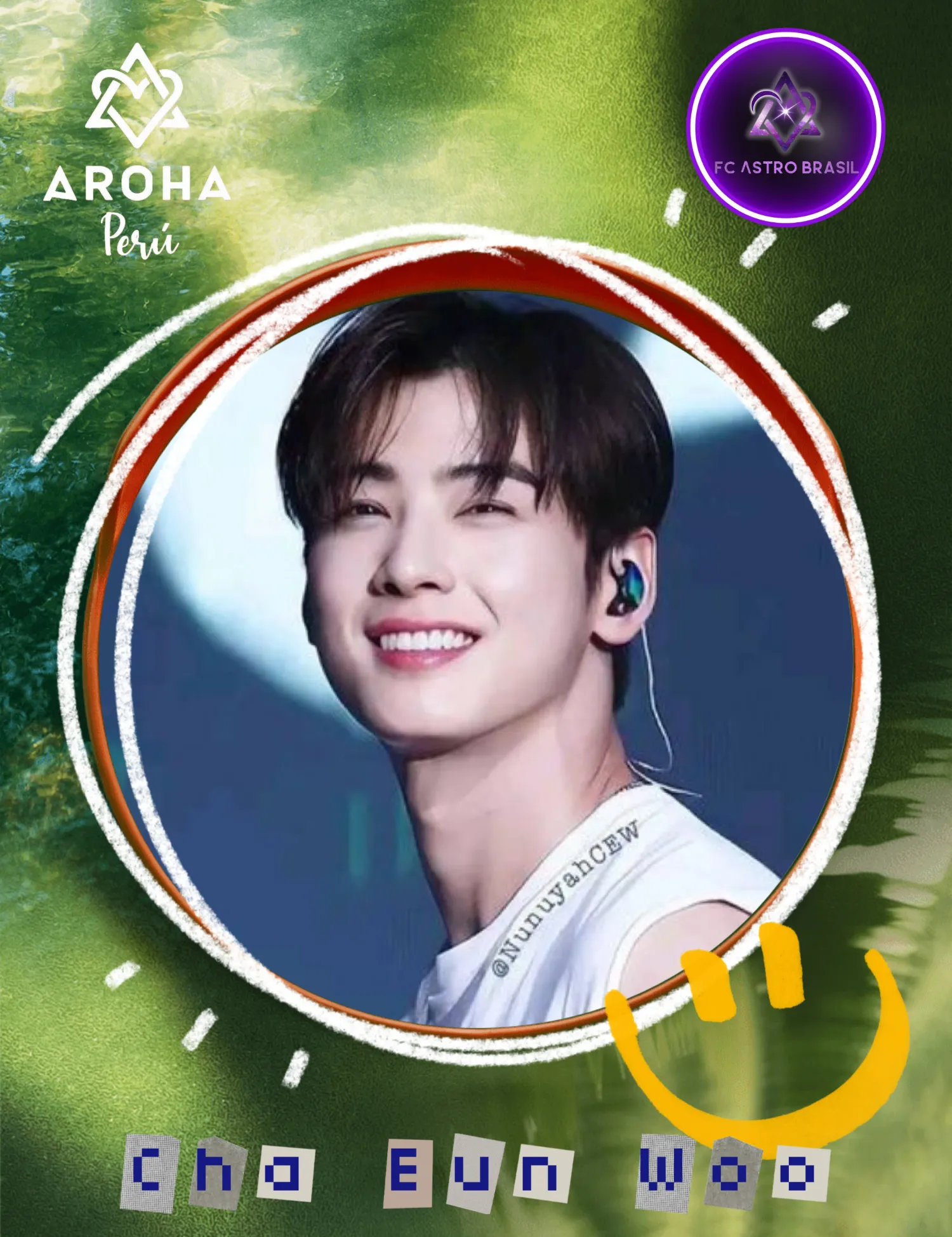 A moment captured by a fan of Cha Eunwoo