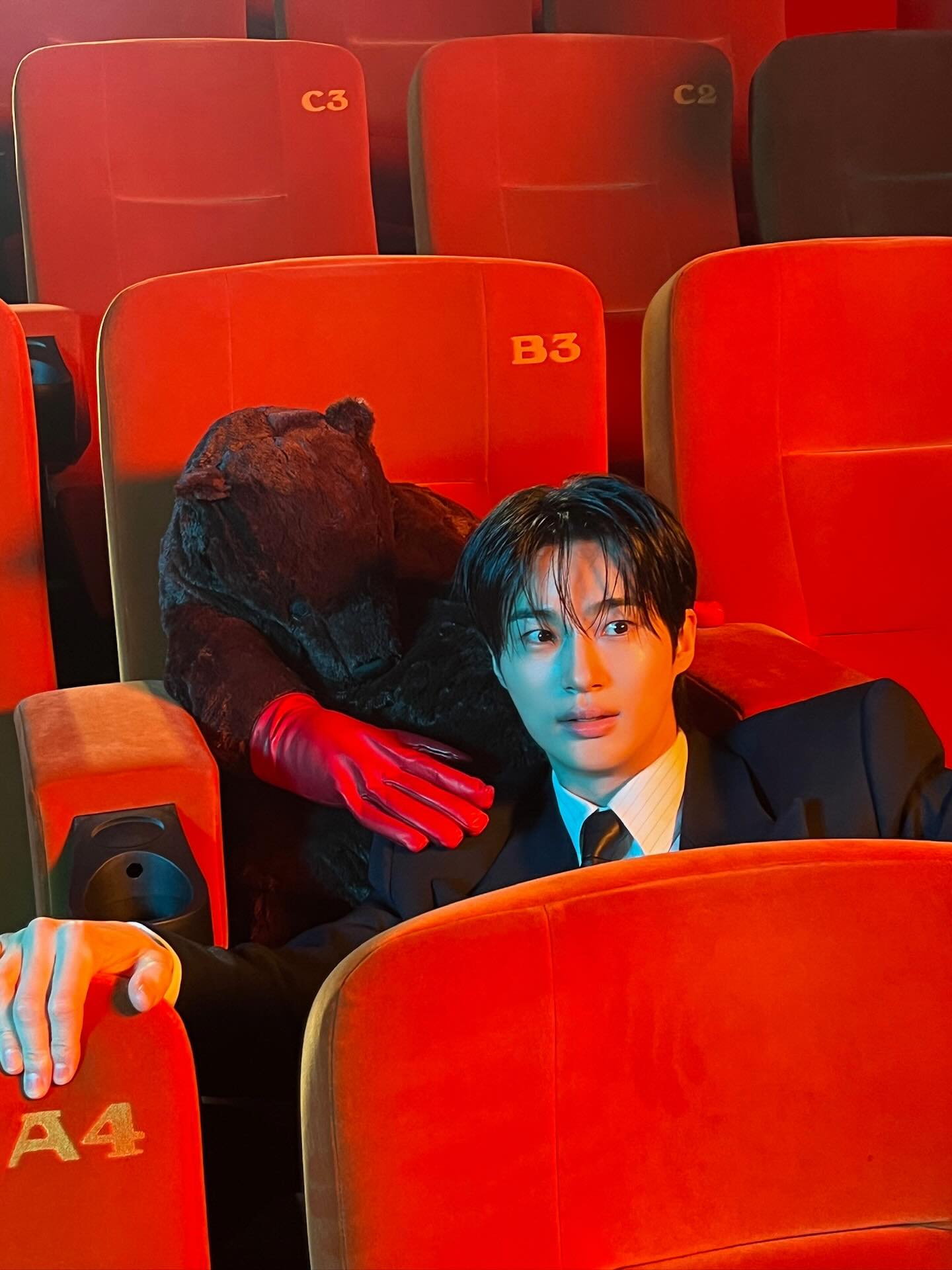 A moment captured by a fan of Byeon Wooseok