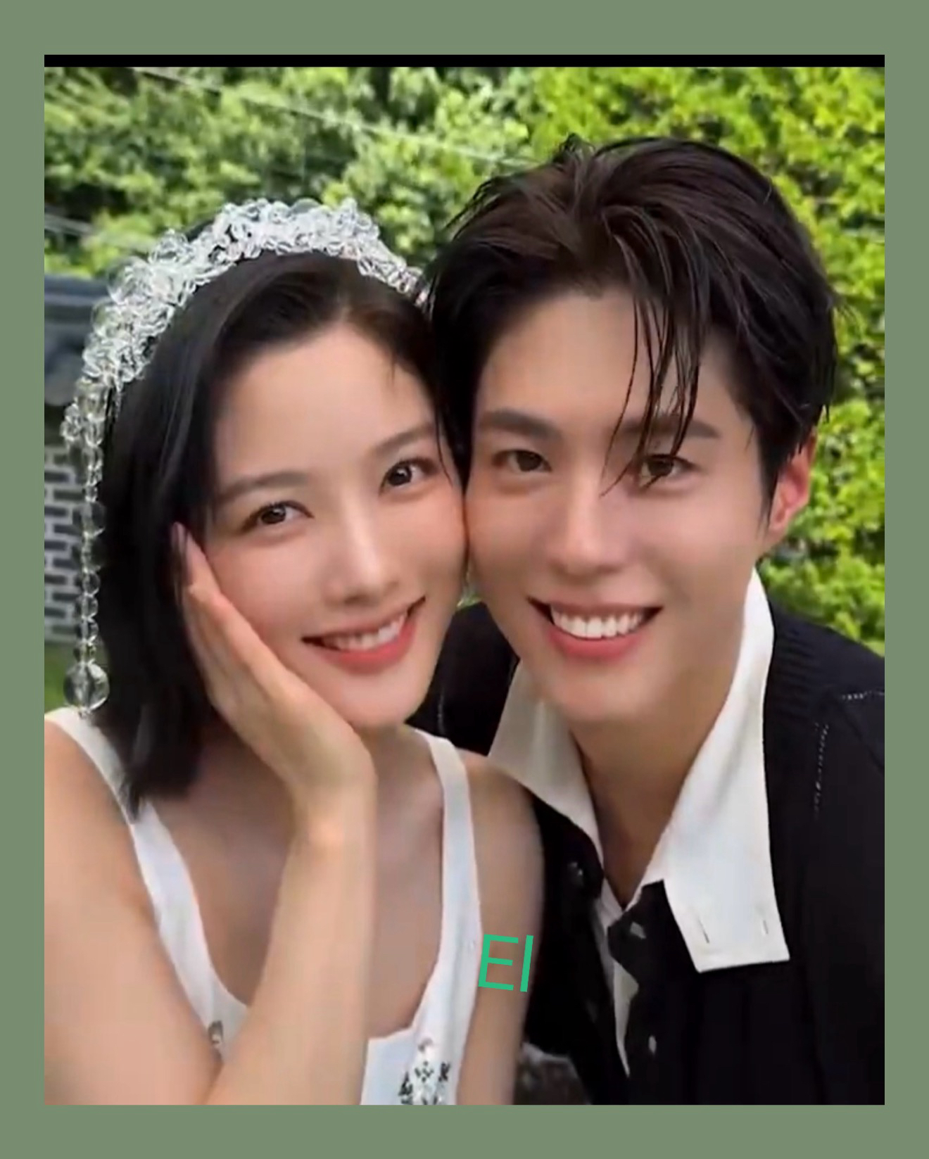 Behind-the-scenes cut of Kim Youjung