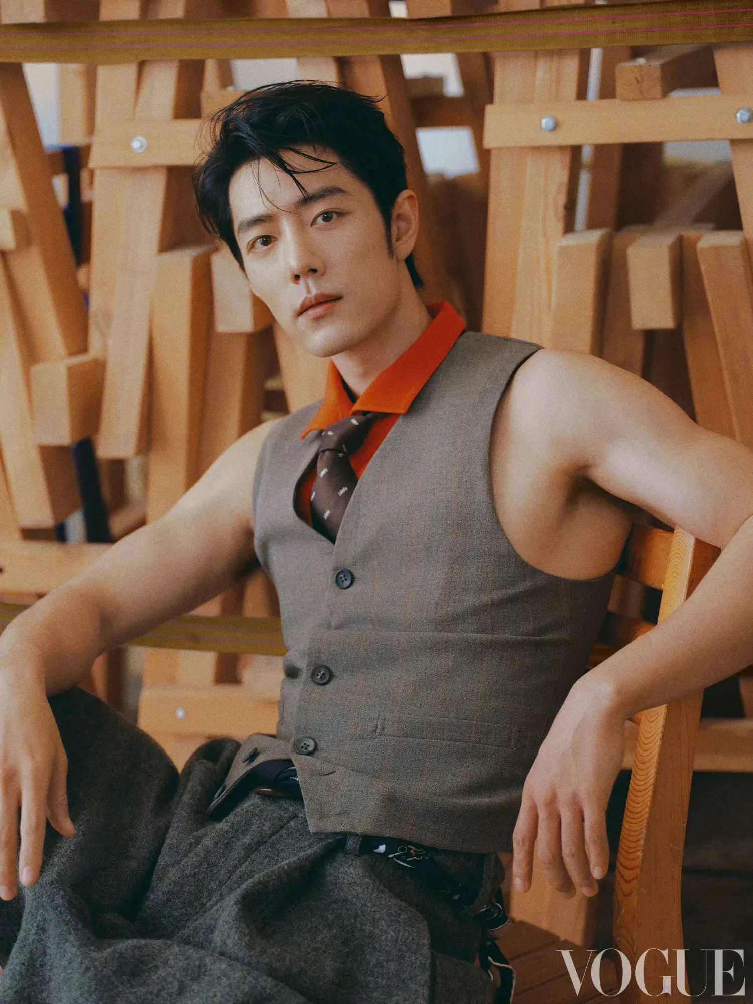 Recent activity shot of Xiao Zhan