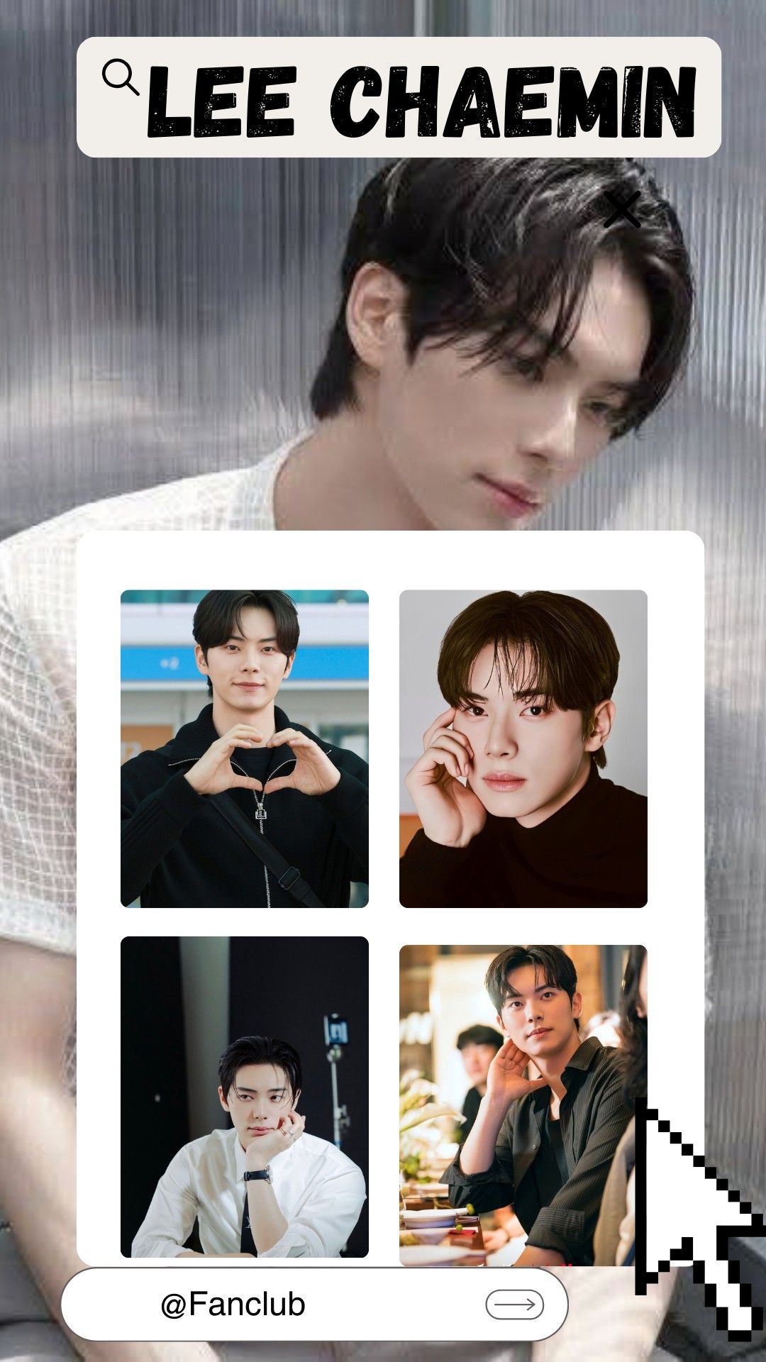 Recent activity shot of Lee Chaemin