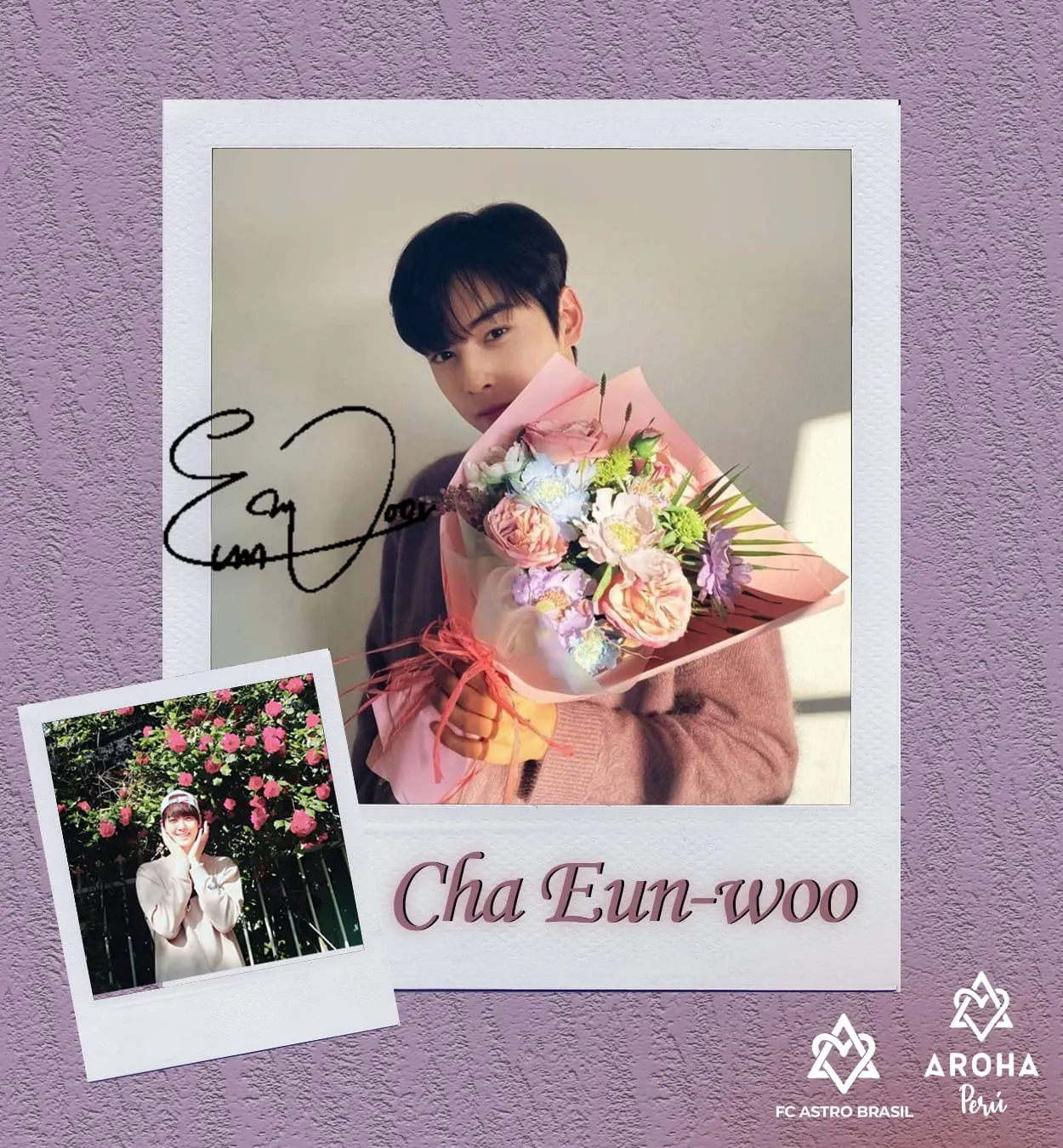 Behind-the-scenes cut of Cha Eunwoo