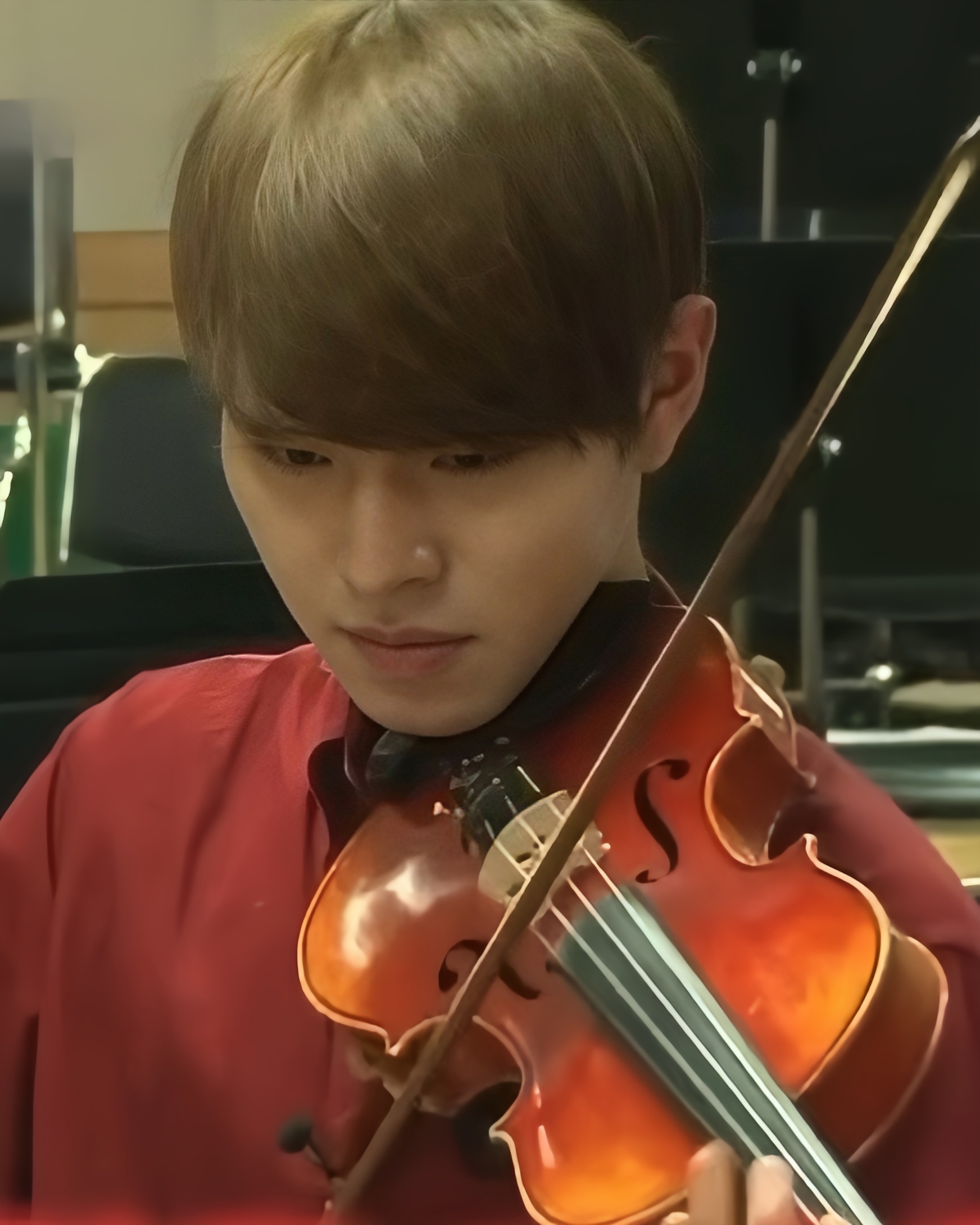 A moment captured by a fan of Ahn Hyoseop