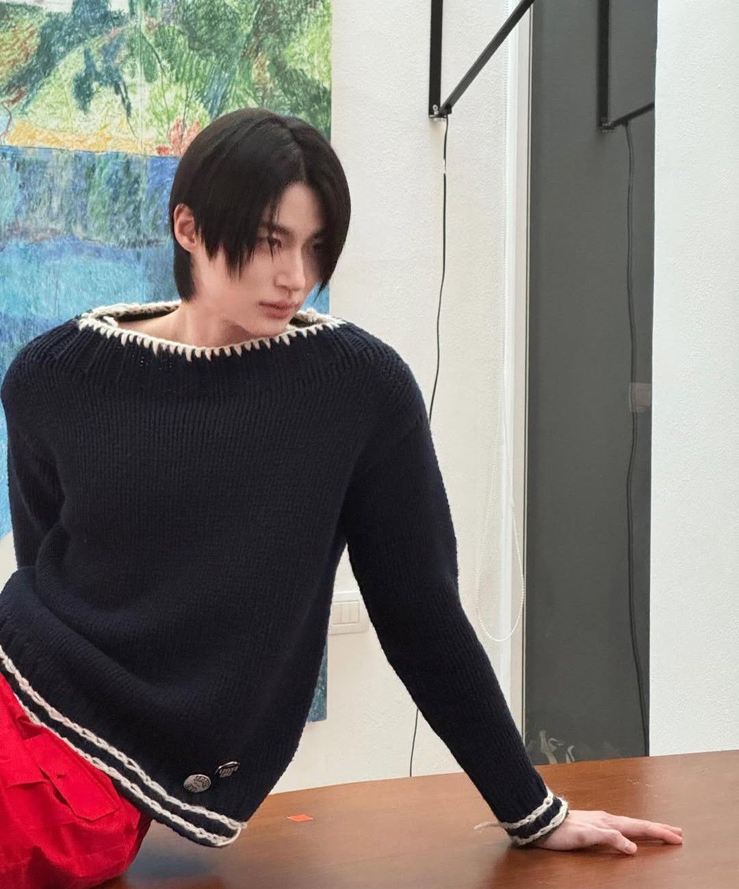 Recent activity shot of Byeon Wooseok