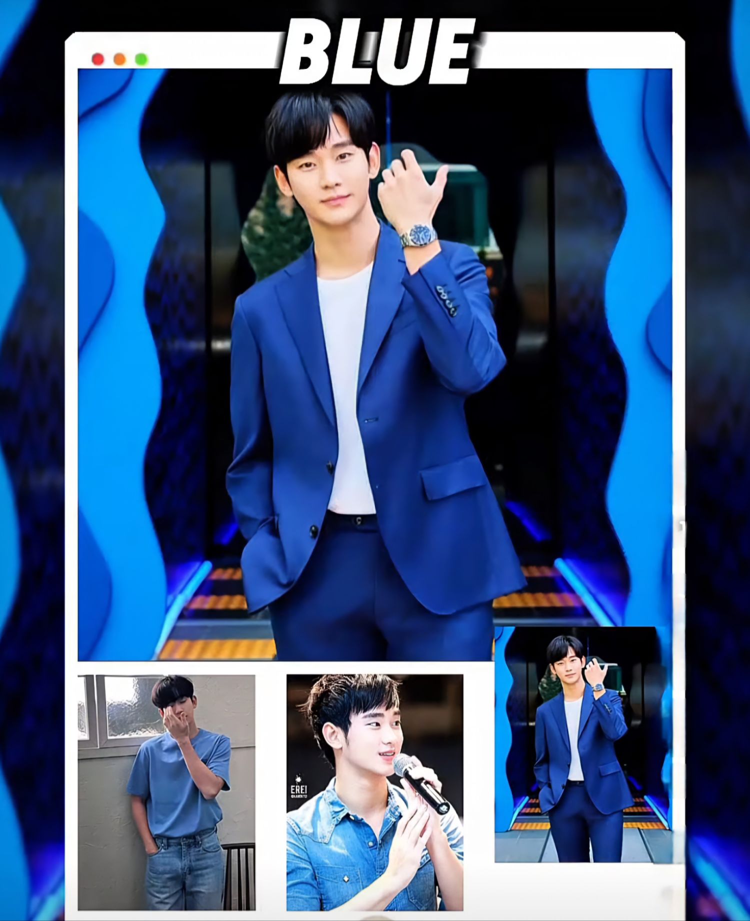 Recent activity shot of Kim Soohyun