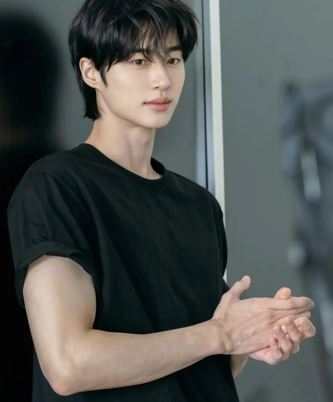 A moment captured by a fan of Byeon Wooseok